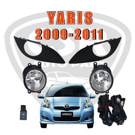 ไฟสปอรตไลท ไฟตดหมอก TOYOTA YARIS 2009 2010 2011 1ชด ยารส 2009