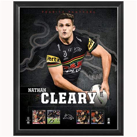 Nathan Cleary Penrith Panthers Official Nrl Player Print Framed New