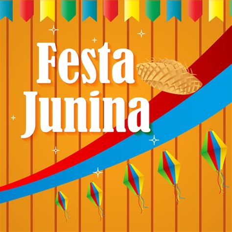 Ilustra O Vetorial Do Modelo De Feed De M Dia Social Festa Junina