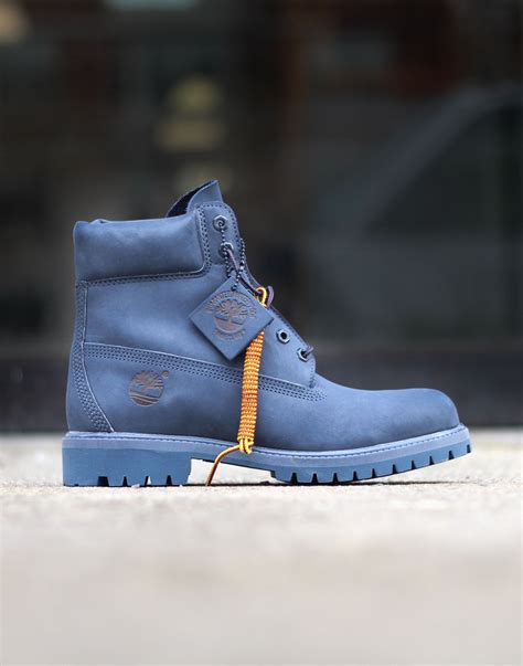 Timberland 6 In Prem Boot Navy Mono Shoes Boots Timberland