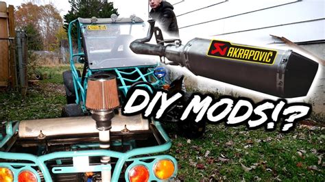 Gy6 150cc Dune Buggy Is Back Exhuast And Performance Mods Youtube