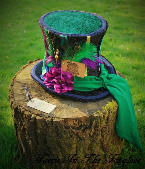 Hand Made Mad Hatter Hat By Faerie In The Foxglove Mad Hatter Top Hat