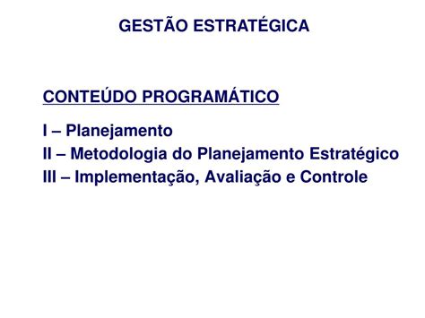 Ppt GestÃo EstratÉgica Powerpoint Presentation Free Download Id