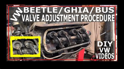 How To Adjust Valves On A Vw Beetle And Super Beetle Distributor Tips Vw Bus Vw Ghia