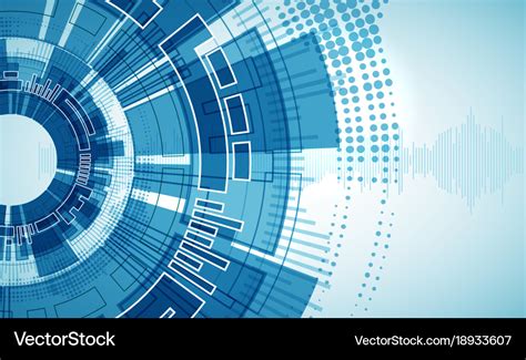 Technology futuristic digital background Vector Image