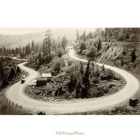 Horseshoe Curve in Siskiyou Mountains - c. 1925