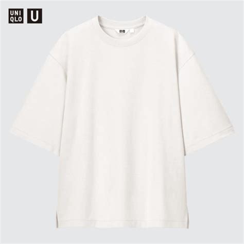 女裝 U Airism棉質寬版t恤短袖 Uniqlo 比價 Uq 搜尋