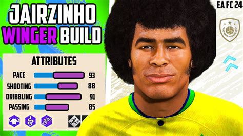 THE MOST ICONIC SKILLFUL BEST JAIRZINHO WINGER BUILD LW RW EA FC 24