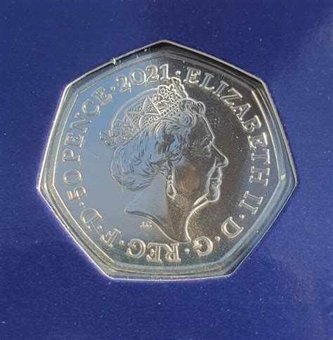 2021 Royal Mint UK Decimal Day 50p Fifty Pence BU Change Checker Coin