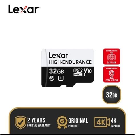 Jual Lexar High Endurance Gb Micro Sdhc Uhs I V Garansi Resmi