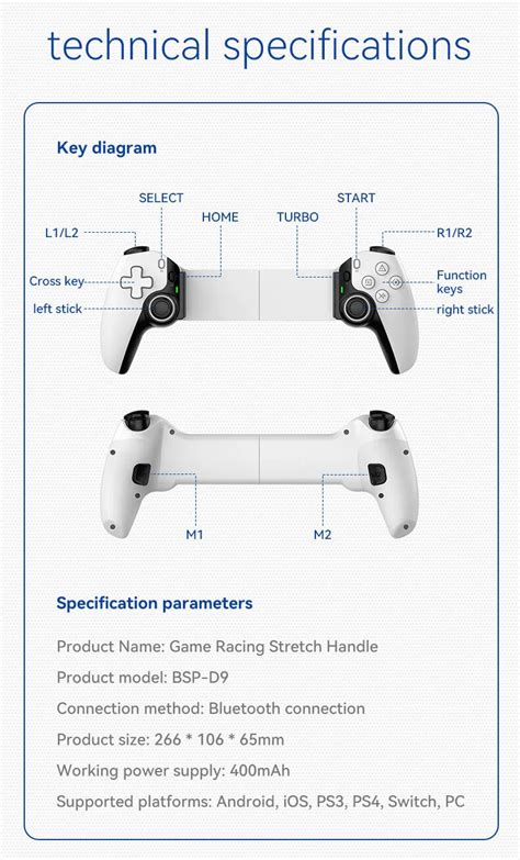 Bsp D Pro D D D S D Mobile Phone Stretching Game Controller