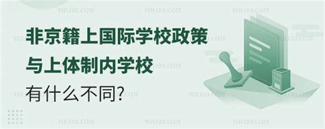 非京籍上国际学校政策与上体制内学校有什么不同 育路国际学校网