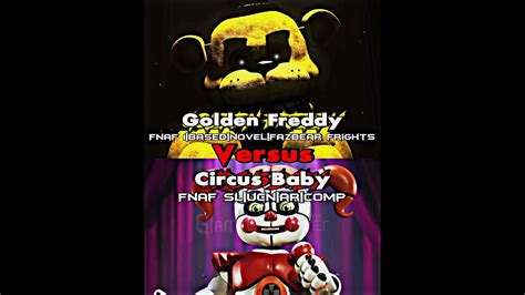 Golden Freddy Vs Circus Baby YouTube