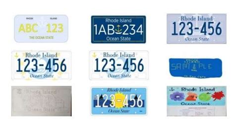 Rhode Island license plate design submissions released by Division of ...