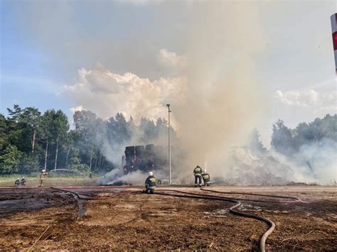 Ogromny pożar w oczyszczalni ścieków Akcja gaszenia trwała dobę