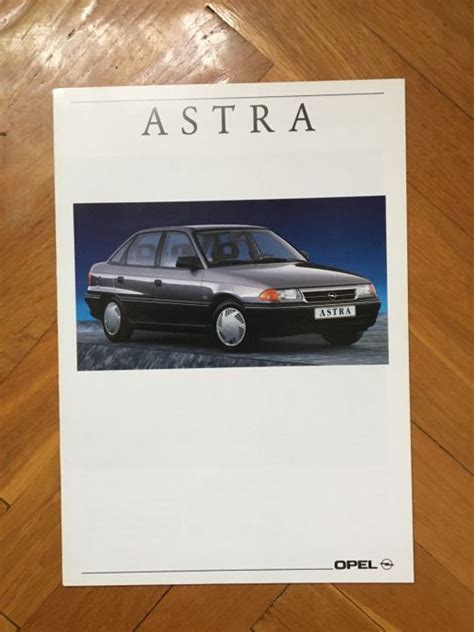 Originalni Prospekt Opel Astra Limuzina