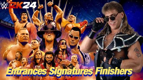 Wwe K Entrances Signatures Finishers Shawn Michaels Youtube