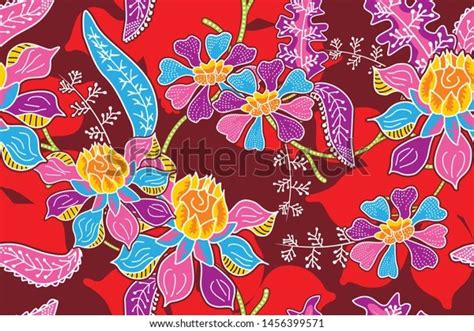 Corak Batik Flora Simple Sketsa Bunga Untuk Batik Sangat Mudah Di