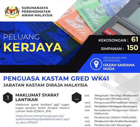 Jawatan Kosong Kastam Diraja Malaysia Kekosongan Seluruh Malaysia