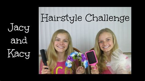 Hairstyle Challenge Jacy And Kacy Youtube