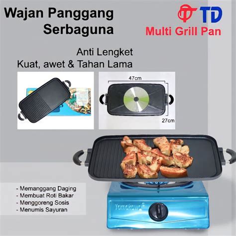 Jual Multi Grill Pan Ultra Grill Pan Panggangan Multi Pungsi Anti