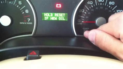 How To Reset The Oil Life On A Ford Explorer YouTube