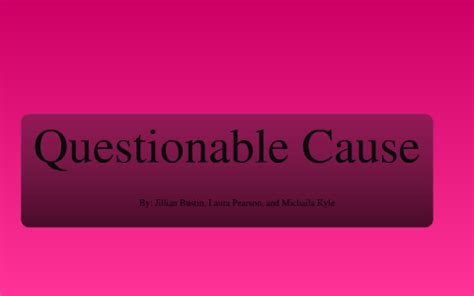 questionable   jillian bustin  prezi