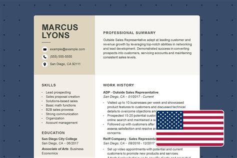 U.S. Standard Resume Format (Examples & Best Practices)