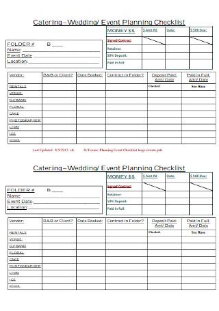 34+ SAMPLE Catering Checklist Templates in PDF | MS Word