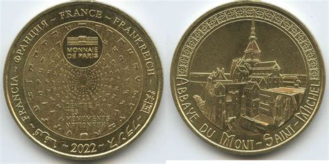 Frankreich Medaille Souvenir Token 2022 G16333 Mount Saint Michel