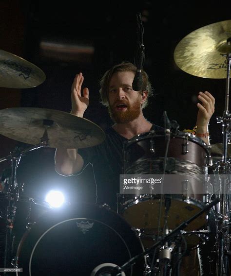 Drummer Daniel Platzman of Imagine Dragons performs during the 2015 ...