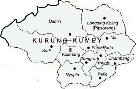 Kurung Kumey District | Kurung Kumey District Map