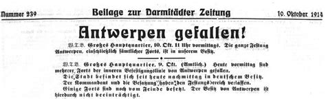 The Front Page Of An Old German Newspaper