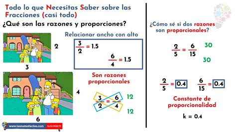 Razones Y Proporciones ¿cómo Completar Una Proporción Youtube