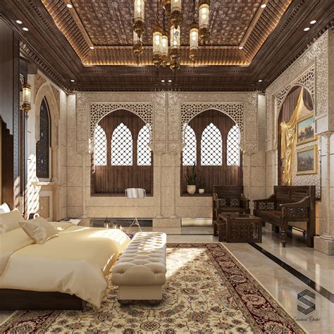 Islamic interior design on Behance