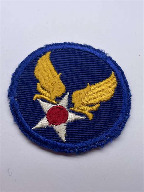 Original World War Two American 4th Army Air Force Patch Rare Felt Variant In Us Army Air Force