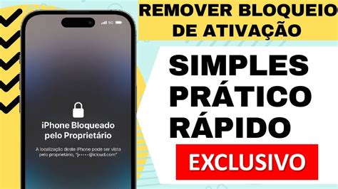 NO Windows 2024 Como Remover Bloqueio de Ativação iPhone bloqueado