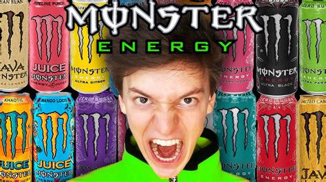 We Tried Every Monster Energy Flavor Youtube