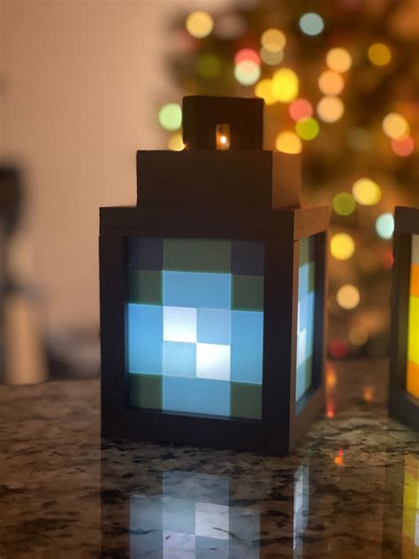 Minecraft Lantern / Soul Lantern Ideal Minecraft Themed Decor or Gift Perfect Gift for a Gamer ...