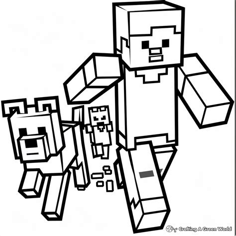 Minecraft Colouring Pages Infoupdate Org