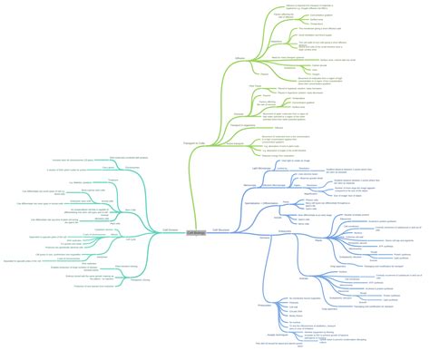 Cell Biology - Coggle Diagram