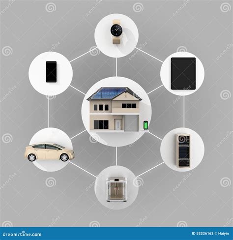 Smart Energy Vector Line Icons Set Smart Energy Technologies