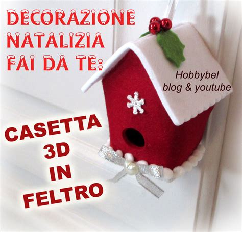 Casetta Uccellini Decorazione Natalizia Con Video Tutorial E