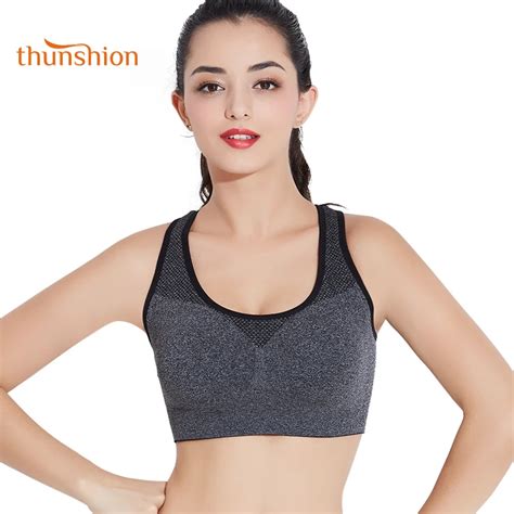 Aliexpress Buy THUNSHION Lingerie Stretch Fitness Bra Sport Top