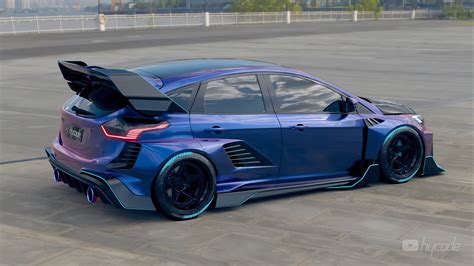 Ford Focus Rs Mk3 Custom Wide Body Kit By Hycade Køb Med Levering Installation Overkommelig