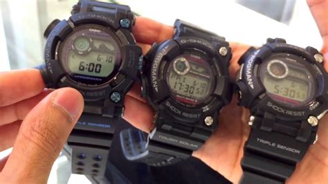 G SHOCK FROGMAN GWF 1000 GWF D1000 FIRST LOOK COMPARISON YouTube