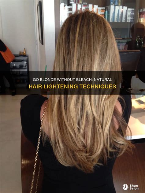Go Blonde Without Bleach Natural Hair Lightening Techniques ShunSalon