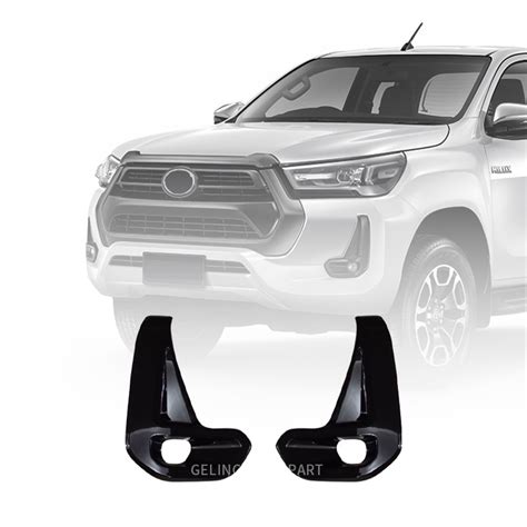 Fog Lamp Cover Drl With Colors White Yellow For Toyota Hilux Revo