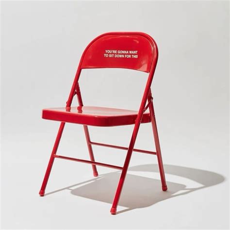 Youre Gonna Want Sit Down For This In 2024 Chair Metal Folding