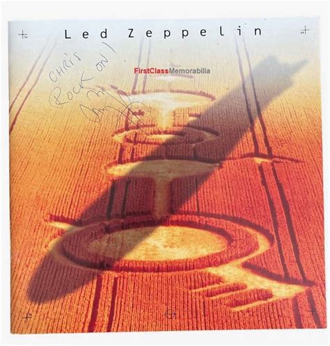 Autographs For Sale Jimmy Page Signed Remasters Led Zeppelin Cd Boxset